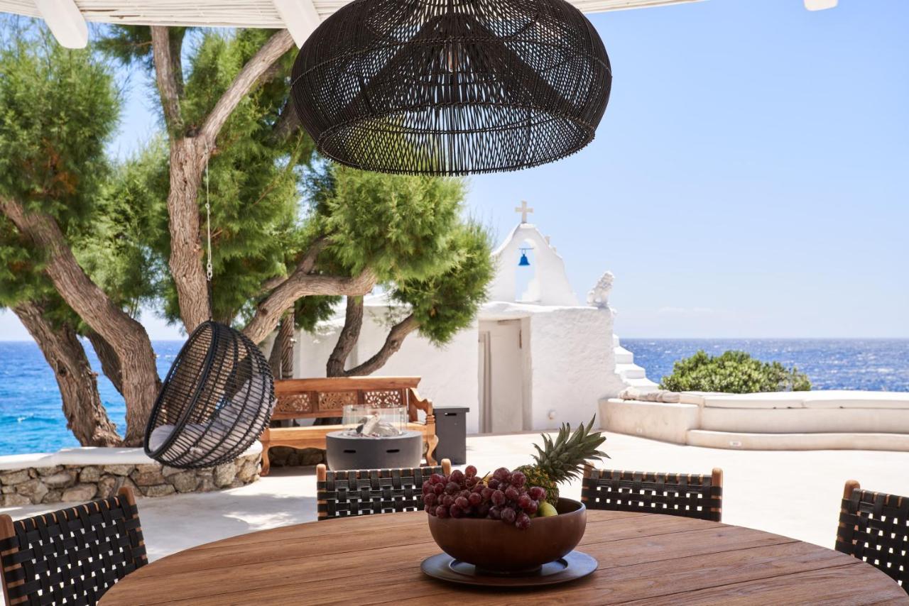 Villa Santa Katerina - Sea View & Outdoor Hot Tub Platys Gialos  Exteriör bild